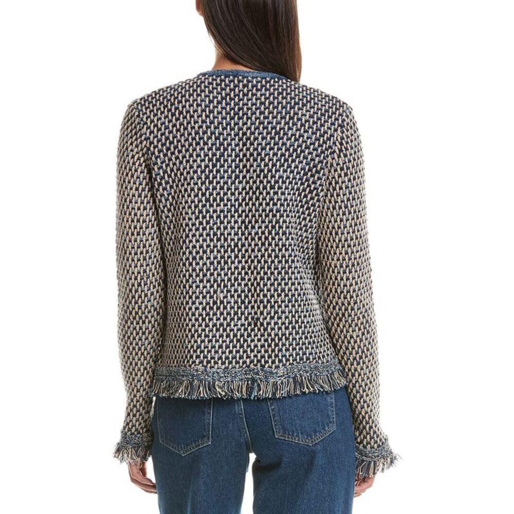 J.Mclaughlin Womens  Marceline Sweater, Blue - Picture 2 of 3